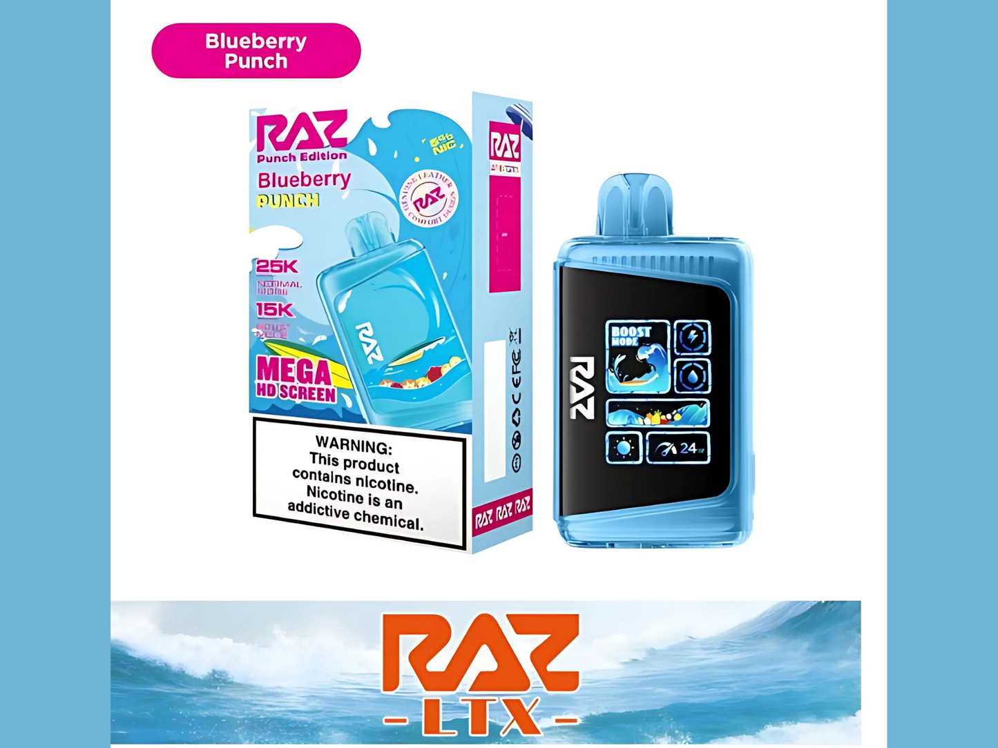 The RAZ Vape LTX 25000 Disposable Vape