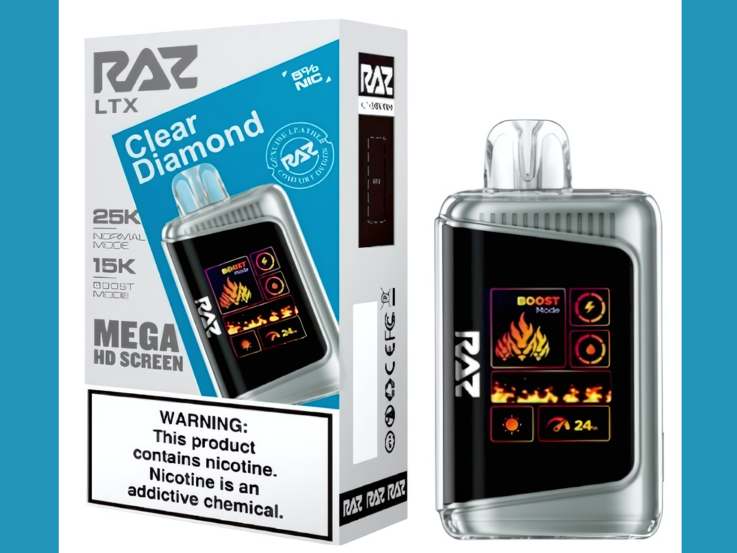 The RAZ Vape LTX 25000 Disposable Vape