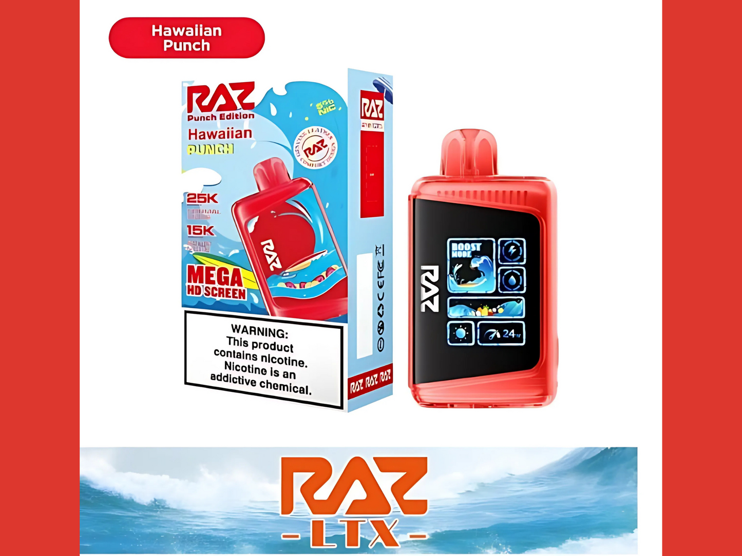 The RAZ Vape LTX 25000 Disposable Vape