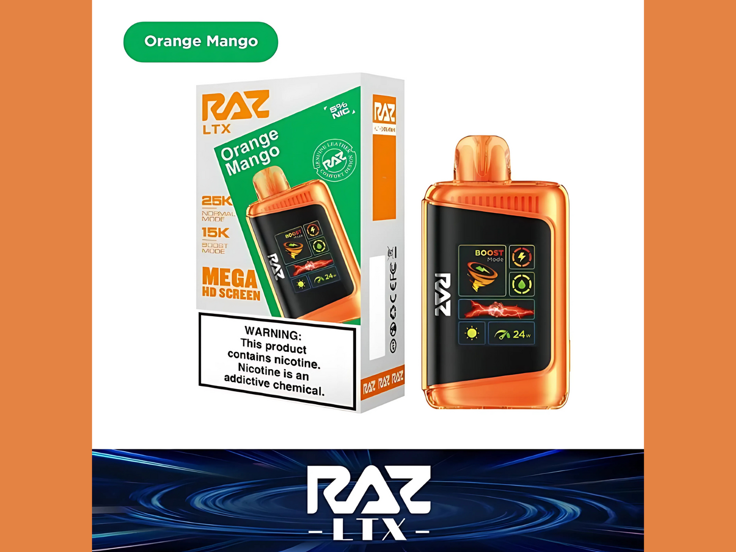 The RAZ Vape LTX 25000 Disposable Vape