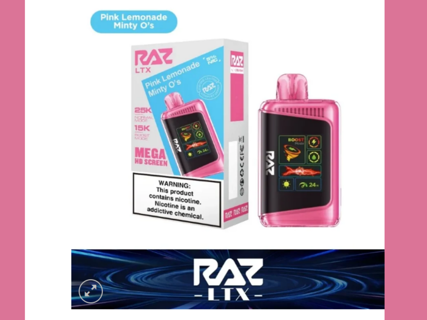 The RAZ Vape LTX 25000 Disposable Vape