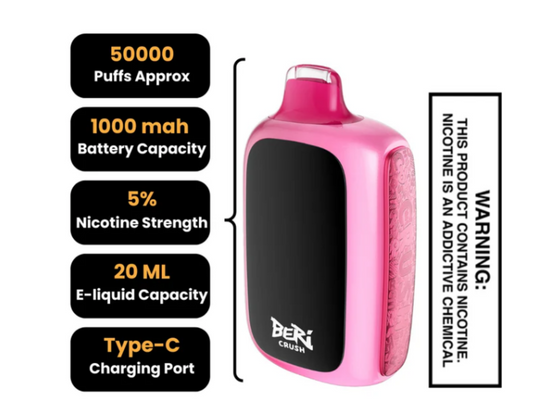 Cherry B-Pop Beri Crush 50K Disposable Vape
