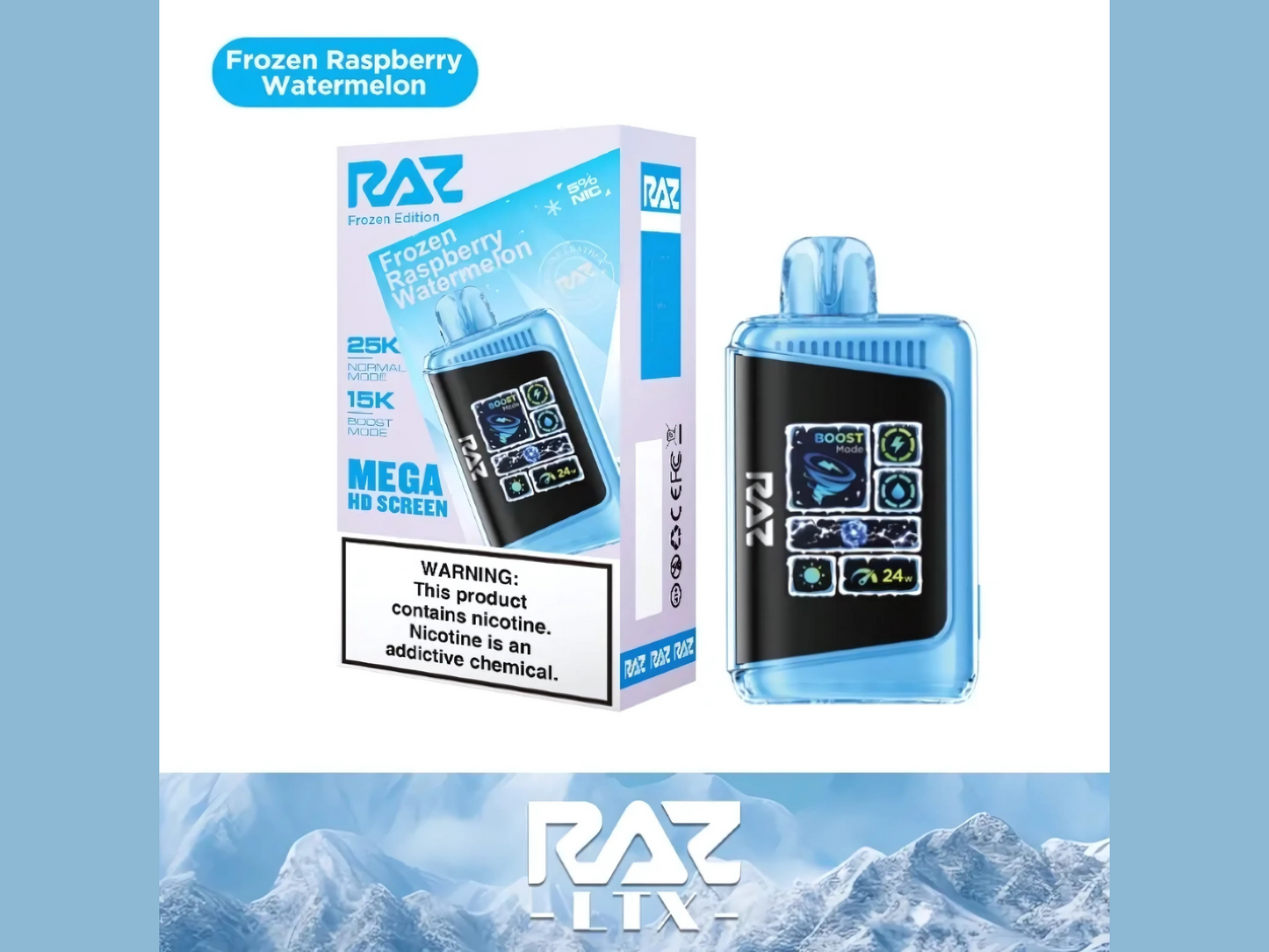 The RAZ Vape LTX 25000 Disposable Vape