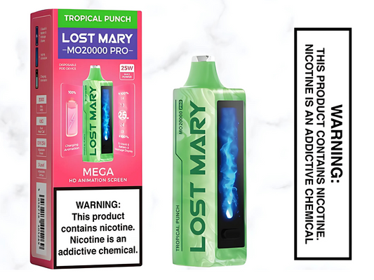 Lost Mary Pro MO20000 Disposable Vape – Tropical Punch (50 mg, ~20,000 puffs)