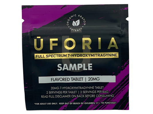 Uforia Full Spectrum 7-Hydroxy | Flavored Tablet | 20mg | 2 Servings