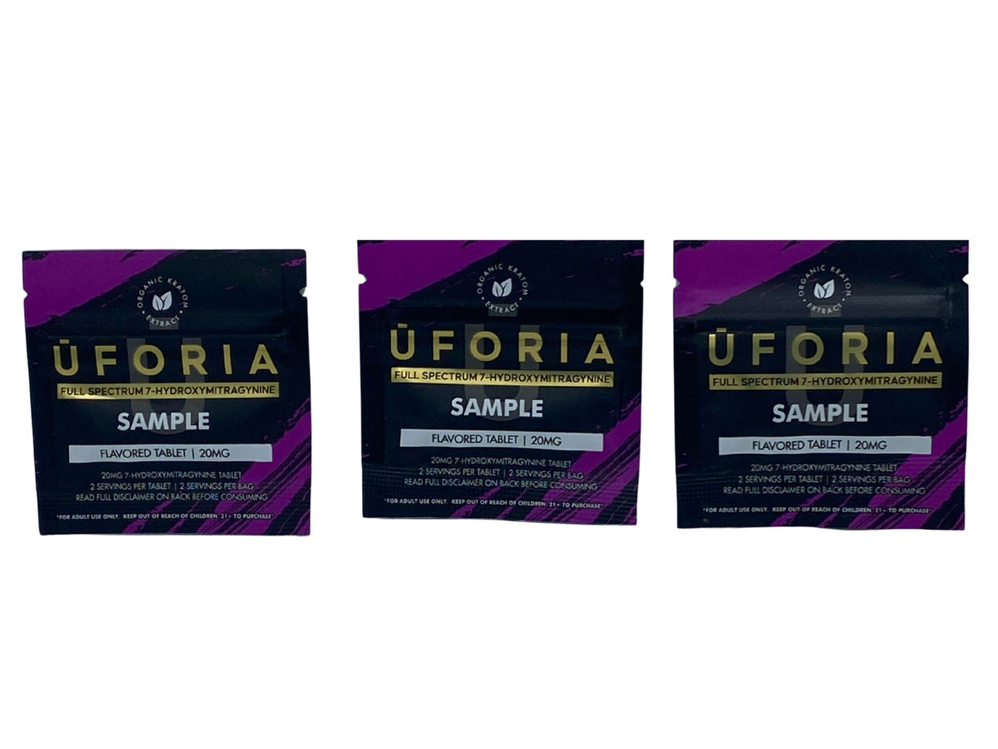 Uforia Full Spectrum 7-Hydroxy | Flavored Tablet | 20mg | 2 Servings