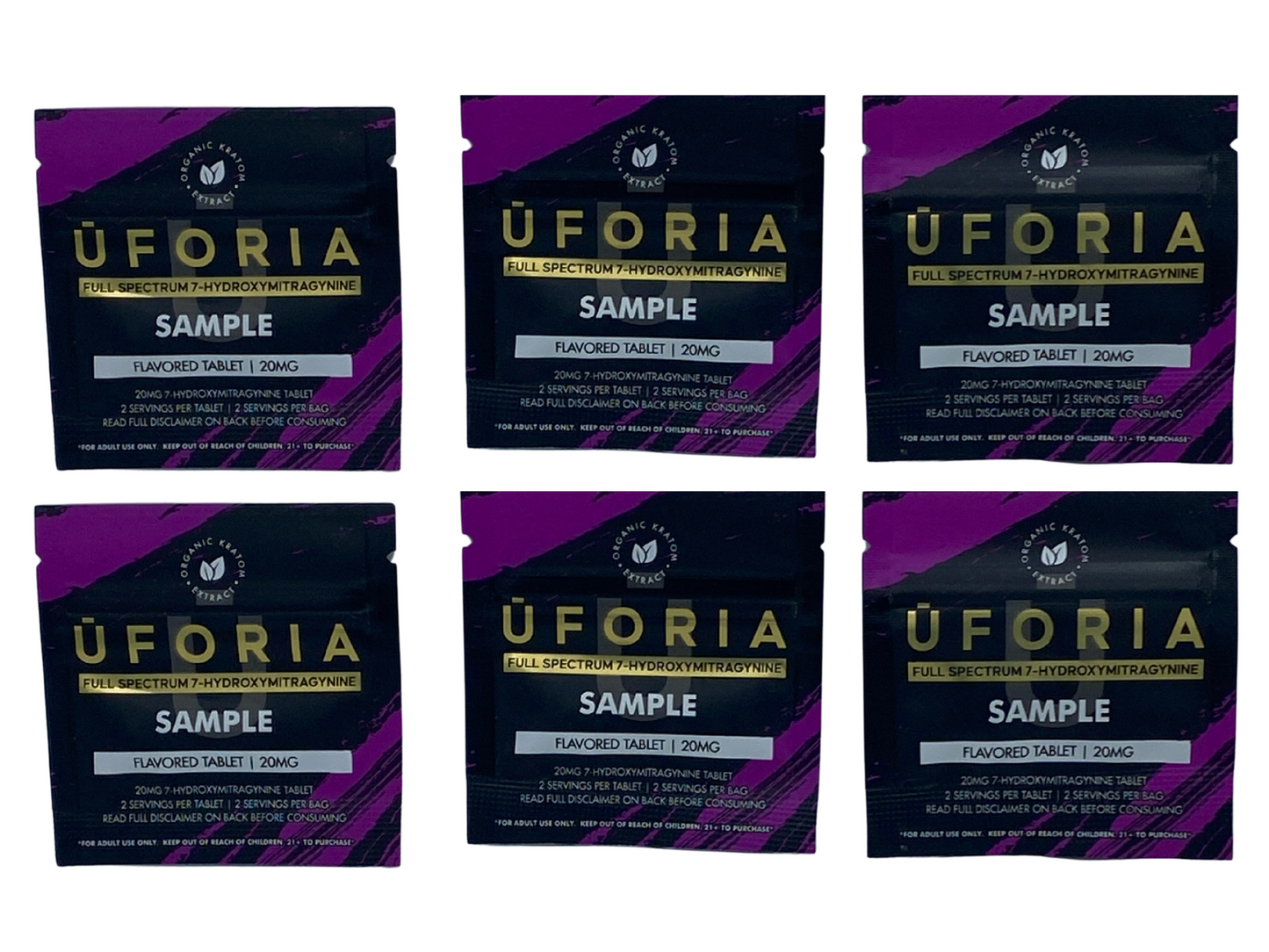 Uforia Full Spectrum 7-Hydroxy | Flavored Tablet | 20mg | 2 Servings