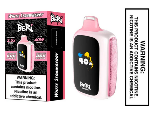 White Strawberry Beri Crush 50K Disposable Vape | 50,000 Puffs